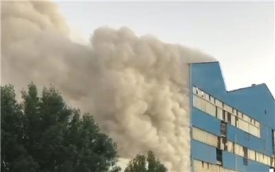 آتش سوزی در کارخانه نیشکر هفت تپه مهار شد