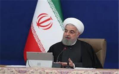 مراسم افتتاح آزادراه غدیر روحانی: ملت مردانه و علی وار مشکلات را تحمل کردند