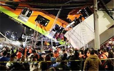 سقوط یک پل روگذر هنگام عبور قطار شهری در مکزیکوسیتی، دست‌کم 23 کشته و ده‌ها زخمی بر جا گذاشت.