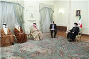 مشاور امنیت ملی امارات با رئیس جمهور دیدار کرد