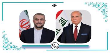 در گفتگوی امیرعبداللهیان با وزیر خارجه عراق اعلام شد پیگیری برای آزادی یک ایرانی در عربستان/ آمادگی ایران برای کمک به مهار آتش‌سوزی نیزارهای عراق