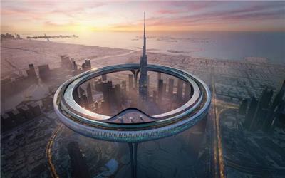 زندگی عادی در ارتفاع؛ ماجرای طرح یک سازه غول‌پیکر دور برج خلیفه دوبی چیست؟