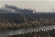 دود آتش سوزی در بخش عراقی تالاب هورالعظیم برخی مناطق خوزستان را در بر گرفت