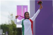 کسب نخستین مدال تاریخ دوچرخه سواری زنان ایران در بازیهای آسیایی هانگژو